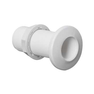 Scarico a mare filettato in plastica bianca Filetto 1-1/4 pollici OS1739405-0%