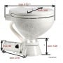 WC Italy elettrico Compact con tavoletta in plastica 12V OS5020712-18%