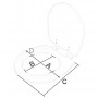 Sedile e Coperchio in Plastica per WC Compact Plastica Soft Close OS5020751-18%
