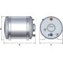 Quick Boiler BX60 in Acciaio Inox 60lt 500W con Scambiatore QBX6005S-25%
