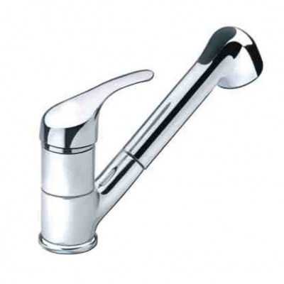 Miscelatore monocomando cromato con doccia Flessibile 1,2mt 40mm Sporgeza 175mm TRN0102251-20%