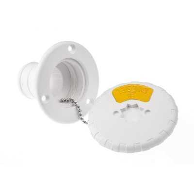 Galaxy Diesel deck filler 50mm White ABS TRN3074050