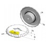 Galaxy Diesel deck filler 50mm White ABS TRN3074050
