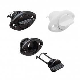 Boccola scarico ovale 54x33mm con tappo in nylon Bianco N40137701723B-5%