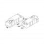 Serbatoio acque nere con maceratore orizzontale 91L 12V OS5014190-18%