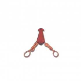 Nautical ski triangle with spliced loops 300cm 200Kg TRX0000350