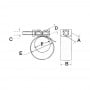 Fascetta Heavy Duty in acciaio inox AISI 316 54/61mm N44036508243-0%