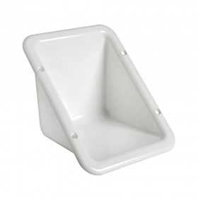 Flush-mount plastic compartment for fuel plug housing 182x136mm OS2089900