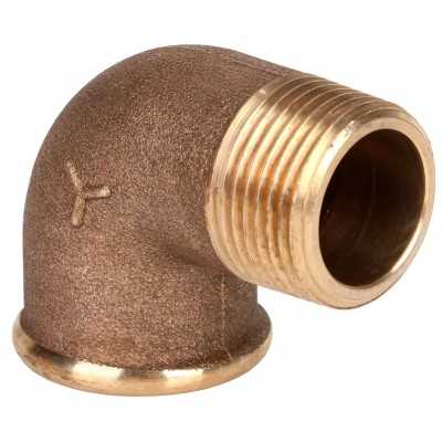 Gomito 90° in ottone Maschio-Femmina Filetto 1 pollici N40737601608-0%