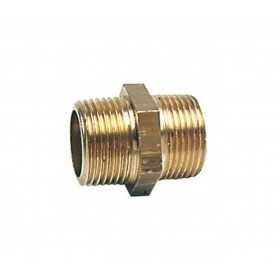 Nipple doppio in ottone Filetto 1-1/2 pollici OS1722505-0%