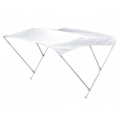 Anodized aluminum 3-arch bimini top 160/180x180xh110cm TRO2803170