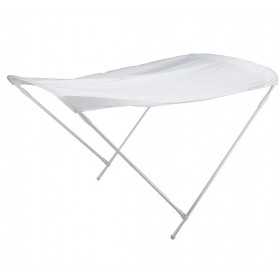 Anodized aluminum 2-arch bimini top 140/165x180xh110cm TRO2802155
