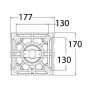 Supporto sedile Waverider con ammortizzatore 500-630mm OS4870702-18%
