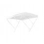 3-arch white bimini top in anodized aluminum 225xh140cm N120412011413