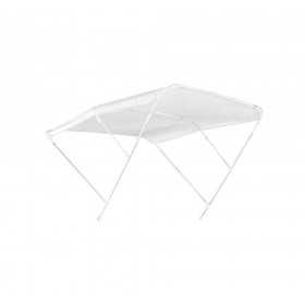 3-arch white bimini top in anodized aluminum 170xh140cm N120412011411