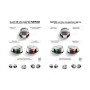 Coppia Luci di Via NEMO a LED 112,5° sinistro + 112,5° destro 12V OS1147301-0%
