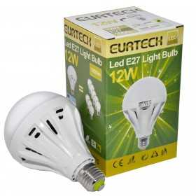 Lampadina LED 12W AC100-240V E27 2700K-3000K 1000Lm Min 10Pz ET27561216-10-50%