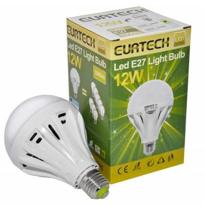 LED Bulb 12W DC100-240V E27 2700K-3000K 1000Lm Min 10Pcs ET27561216-10