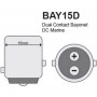 Lampadina 48 LED BAY15D 12/24V 2,5W 6000k 13x40 200Lm N50227502216-10%