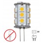 Lampadina a 18LED 10-15V 3W 3000K Bianca Calda G4 18SMD-5050 N50227502274-50%