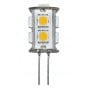 Lampadina a 9LED 10-15V 1.8W 3000K Bianca calda G4 9SMD-5050 N50227502285-50%