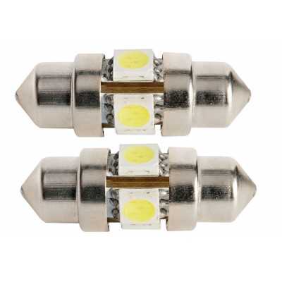 2pz Lampadina 4 LED a siluro 12V 0,7W 3000K N50227550349-18%