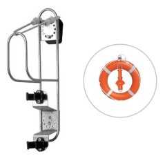 Staffa porta anulare e boetta in acciaio inox Ø22/25mm N92355104176-40%