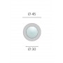 Pyxis F Croamta 10-30V 0.5W LED 4000K White Courtesy Light N52126501276