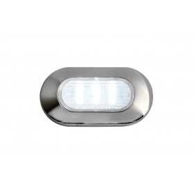 Luce di cortesia LED ovale 2V 1,2W 83Lm 6 LED Bianchi N52126501294-18%