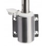 Asta Classic 360° in acciaio inox Fissaggio a parete estraibile 60cm Bianca N52225001957B-18%