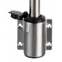Stainless steel Classic 360° Wall mount pull-out pole 60cm Black N52225001957N