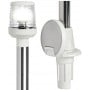 Asta luminosa Estraibile con Fanalino in plastica bianca 360° e base Advance 60cm N52225002610-0%