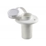 Basetta ad incasso su piano in plastica bianca Base 80,5mm OS1100001-18%