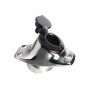 Base angolata inox per aste estraibili 49x85mm Tappo nero OS1100008-18%