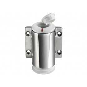 Basetta a parete in inox cappuccio bianco 3 contatti OS1100011-18%