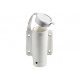 Basetta a parete in nylon bianco 3 contatti OS1100015-18%