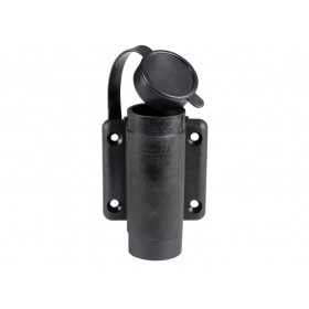 Basetta a parete in nylon nero 3 contatti OS1100016-18%