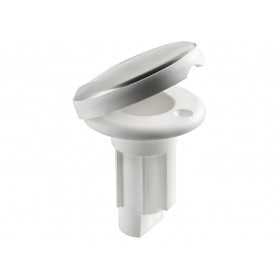 Basetta ad incasso su piano in nylon bianco Base 57mm OS1100023-18%