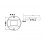 Luce di Via a LED Poppa 135° Evoled 12V OS1103924-0%