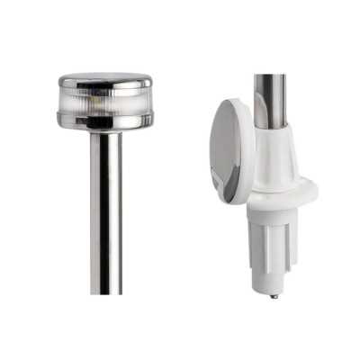 Light pole with Evoled 360° LED light Stainles steel body 100cm tube OS1103960