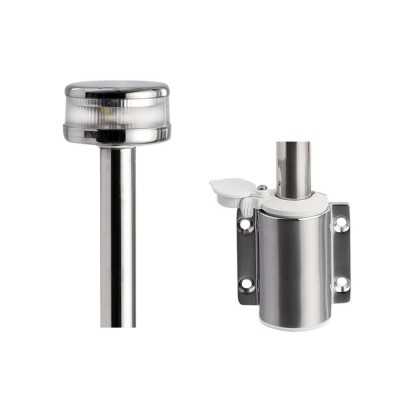Light pole with Evoled 360° LED Wall-mounting Stainless steel body 100cm tube OS1103961
