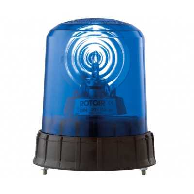 Luce blu per veicoli prioritari e d'emergenza 12V Rotante OS1109612-28%