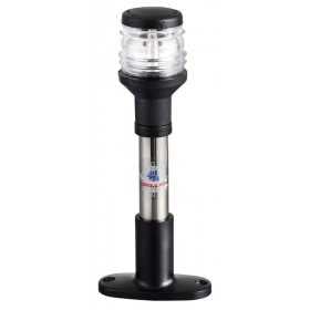 Compact pole with stainless steel tube Taillight Black ABS 360° H20cm OS1111300