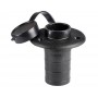 Classic wall mounting 360° light pole 100cm Black light cover and base OS1112300
