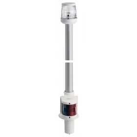 Classic pole in flat recess with combined lights 360° Green Red light 100cm White 25001950