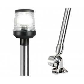 Aerodinamics folding light pole 60cm 12V 10W Black plastic OS1112800