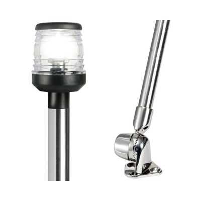 Aerodinamics folding light pole 60cm 12V 10W Black plastic OS1112800