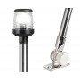 Folding LED light pole 360° black plastic 60cm OS1113010