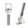 Folding LED light pole 360° White plastic 60cm OS1113011