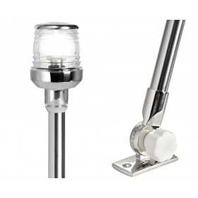 Folding led light pole 360° Stainless steel 60cm OS1113012